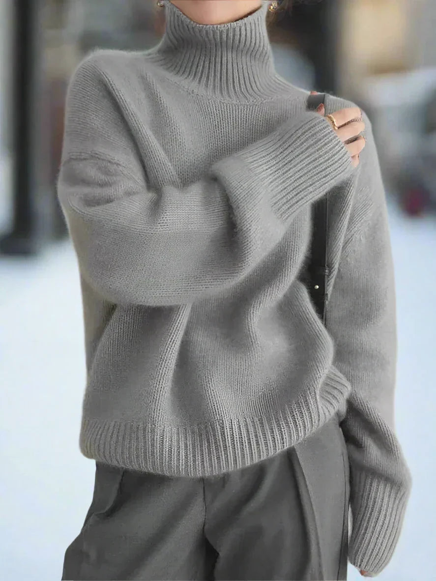 Chunky Knitted Sweaters Oversized Comfortable Long Sleeve