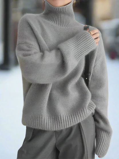 Chunky Knitted Sweaters Oversized Comfortable Long Sleeve