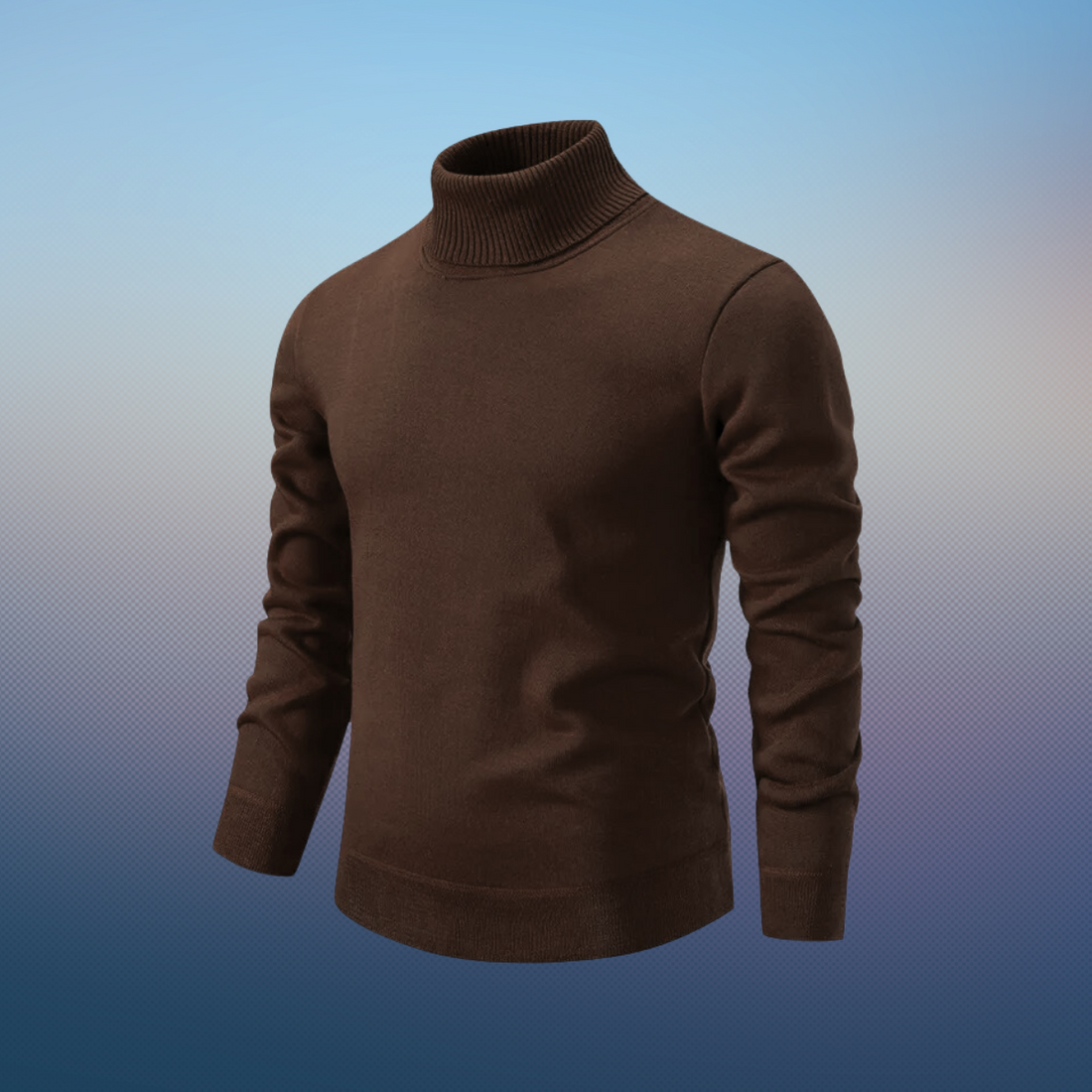 Soft Silk-Wool Turtleneck Elegant