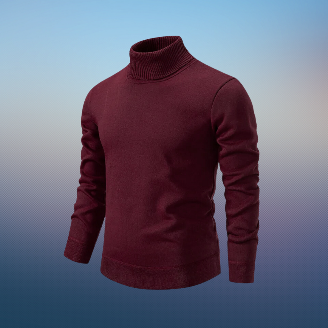 Soft Silk-Wool Turtleneck Elegant