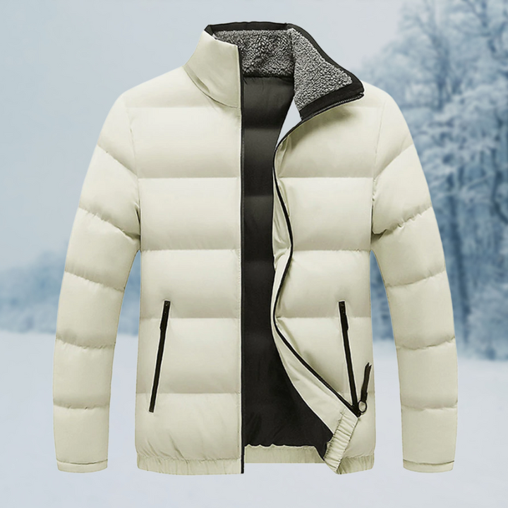 Men's Modern Leather-Look Jacket