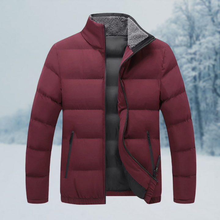 Men's Modern Leather-Look Jacket