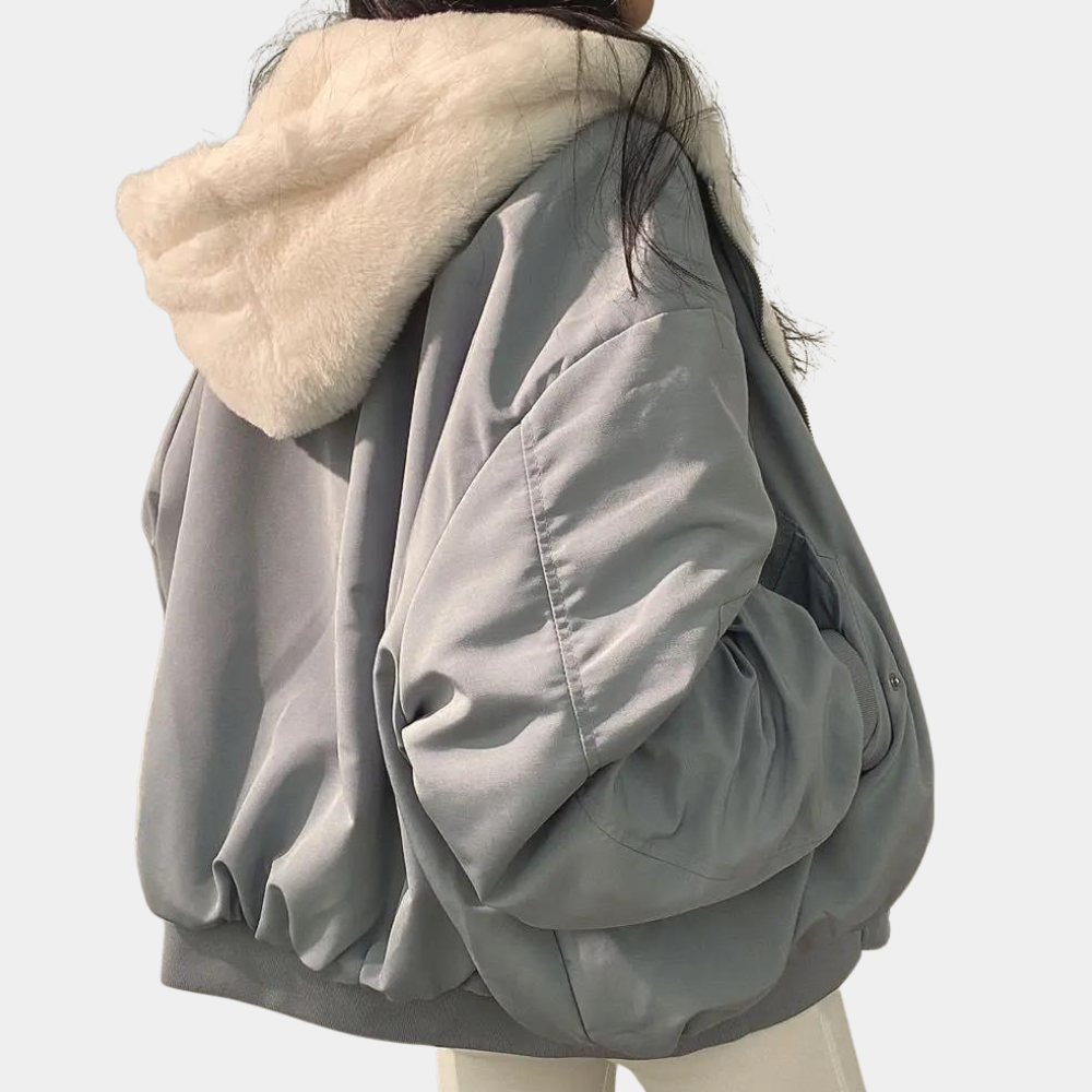 Große Größen Winterjacke Damen Lange Warme Parka - IdealeKleiden
