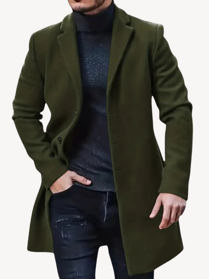 Classic Tailored Mid-length Trench Coat