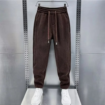 Men's Corduroy Trousers Comfortable Elegant Wide-Leg