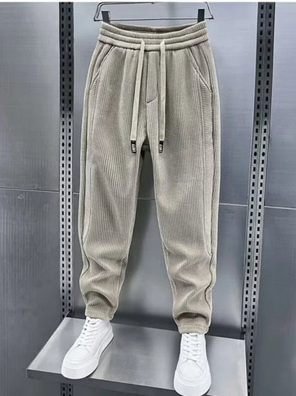 Men's Corduroy Trousers Comfortable Elegant Wide-Leg