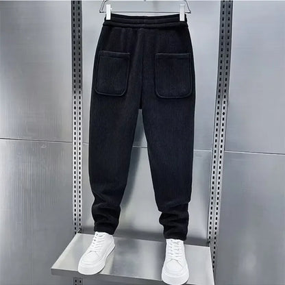 Men's Corduroy Trousers Comfortable Elegant Wide-Leg