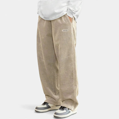 Men's Corduroy Trousers Comfortable Loose Fit