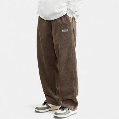 Men's Corduroy Trousers Comfortable Loose Fit