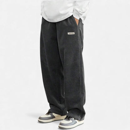 Men's Corduroy Trousers Comfortable Loose Fit