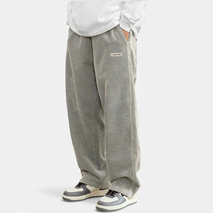 Men's Corduroy Trousers Comfortable Loose Fit