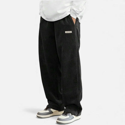 Men's Corduroy Trousers Comfortable Loose Fit
