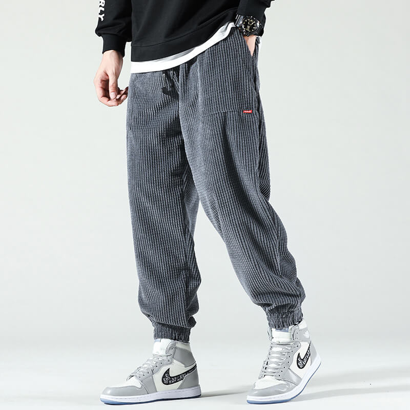 Comfortable Jogging Pants Elastic Loose Fit