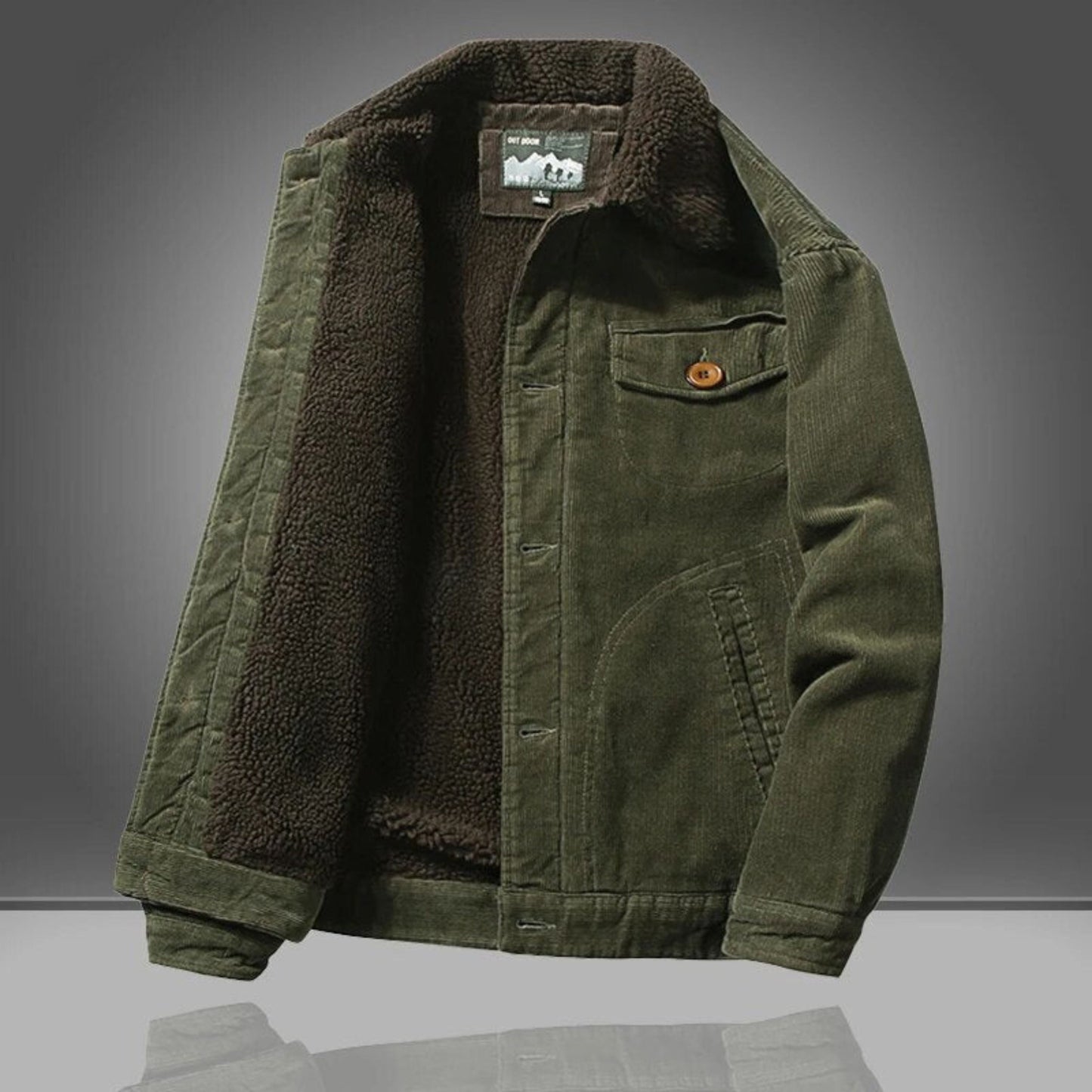 Men's Winter Jacket Warm Fleece Lined