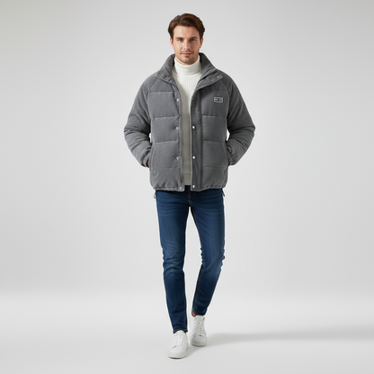 Warme Daunenjacke Herren Winter Reißverschluss - IdealeKleiden