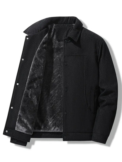 Men's Winter Jacket Fleece Insulation Corduroy