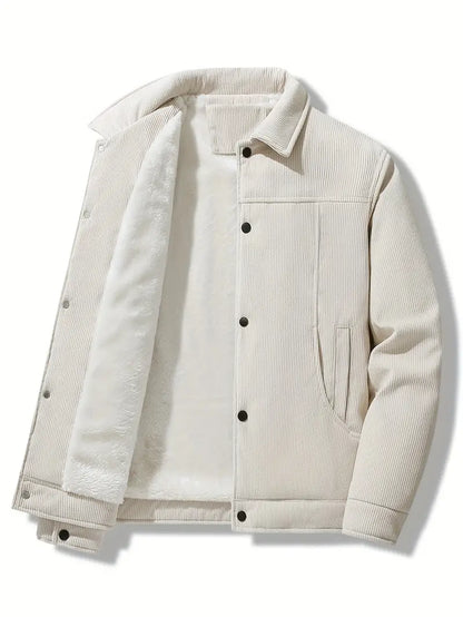 Men's Winter Jacket Fleece Insulation Corduroy