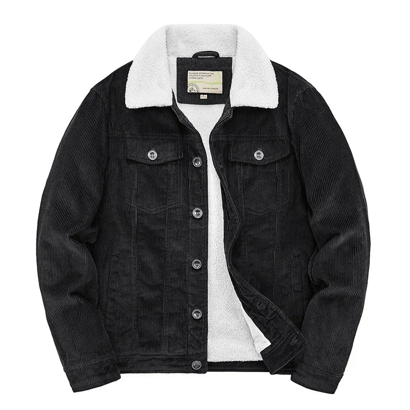 Men's Winter Jacket Sherpa Fleece Warm