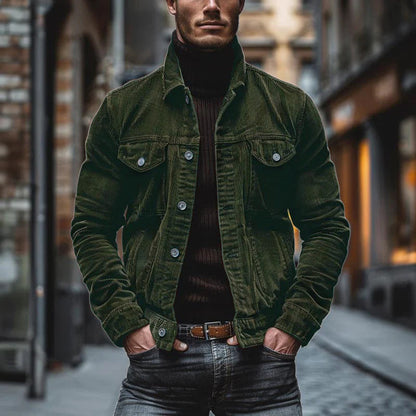 Men's Transitional Jacket With Buttons Regular