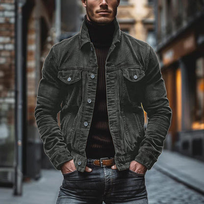 Men's Transitional Jacket With Buttons Regular