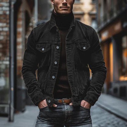 Men's Transitional Jacket With Buttons Regular