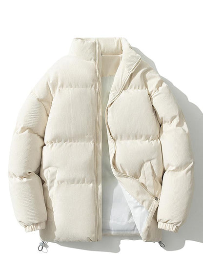 Men's Quilted Winter Jacket Warm Insulated
