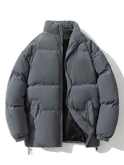 Men's Quilted Winter Jacket Warm Insulated
