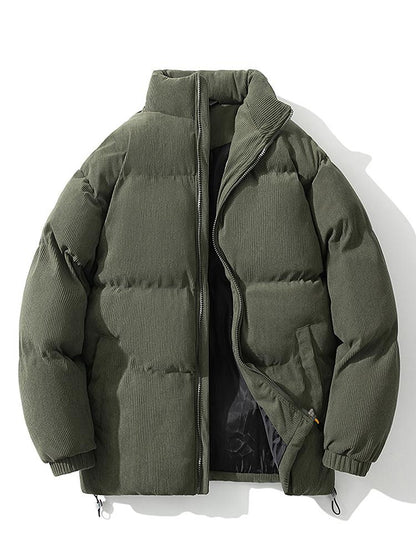 Wattierte Herren Winterjacke Warm Isoliert - IdealeKleiden