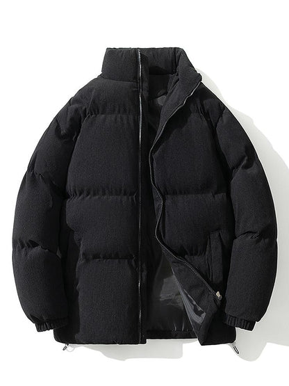 Men's Quilted Winter Jacket Warm Insulated