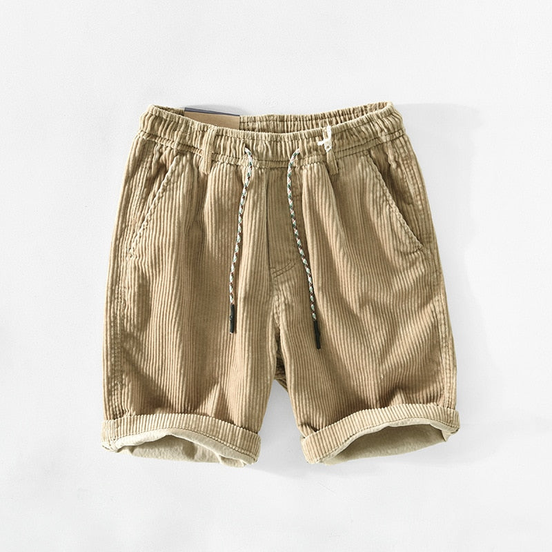Summer Corduroy Shorts Comfortable for Men