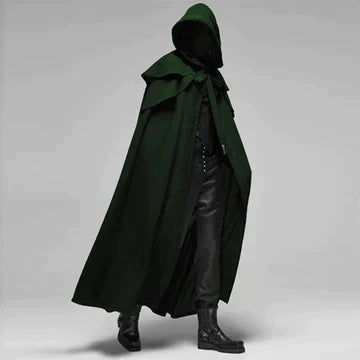 Gothic Hooded Coat Black Elegance