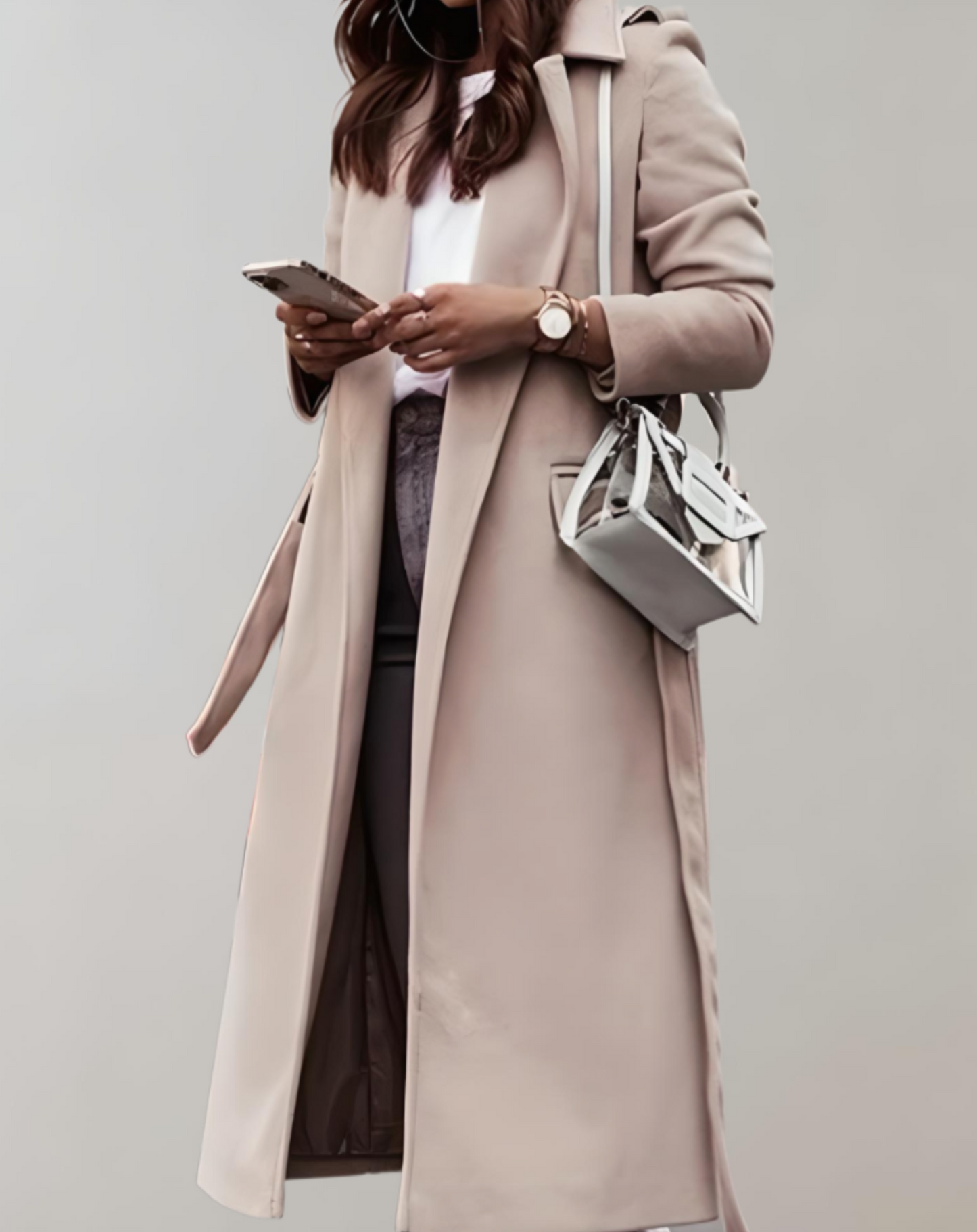 Women's Long-Sleeve Cotton Dress Elegant Design