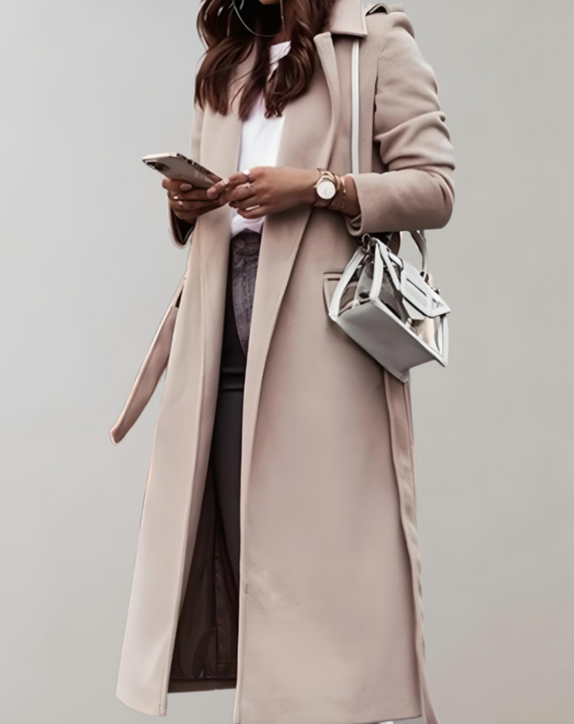 Women's Long Winter Coat With Pockets