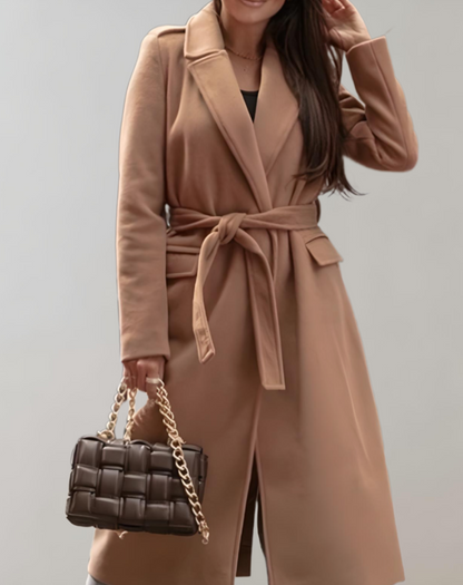 Women's Long-Sleeve Cotton Dress Elegant Design