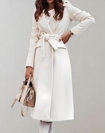 Women's Long Winter Coat With Pockets