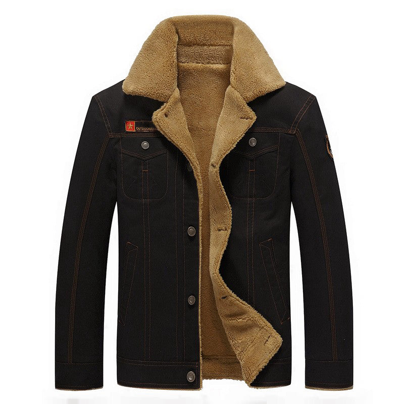 Men's Winter Jacket Sherpa Fleece Insulated