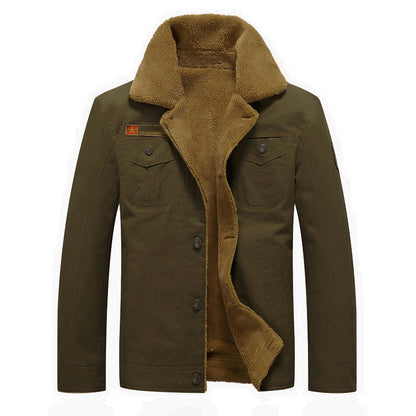 Men's Winter Jacket Sherpa Fleece Insulated