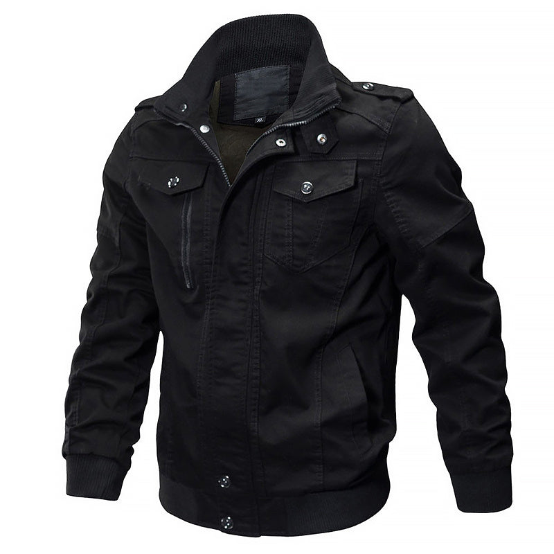 Herren Bomberjacke Militär Stil