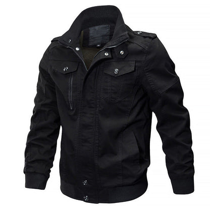 Herren Bomberjacke Militär Stil