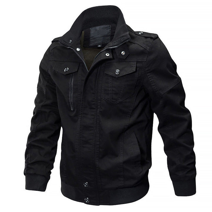 Herren Bomberjacke Militär Stil