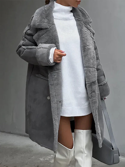 Warm Lady's Mantle Windproof Teddy Look