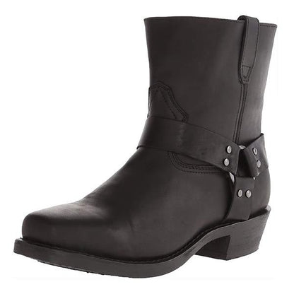 Men's Western Boots Calf-High Pointed
