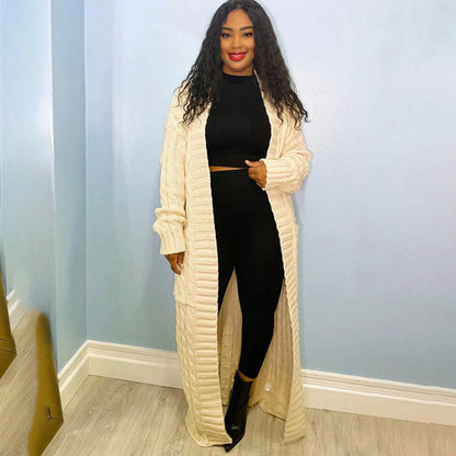 Women's Classic Long Winter Cardigan