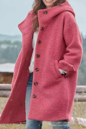 Elegant Women's Coat Plain Modern