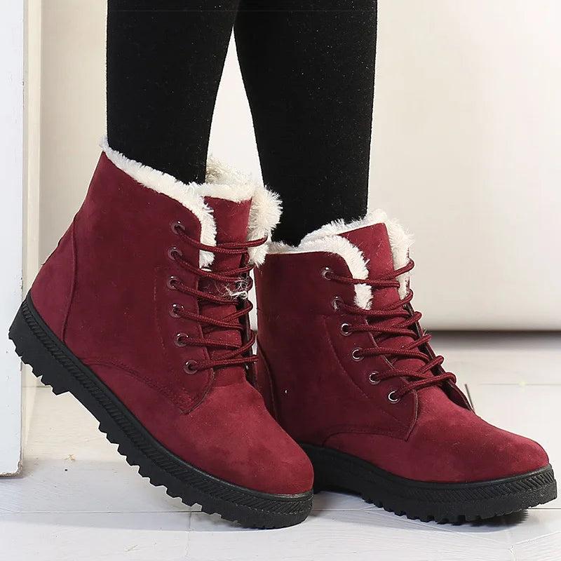 Warm Winter Boots Women Soft Padding