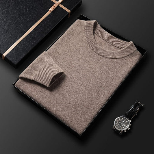 Herren Pullover Langarm Warm Gemütlich - IdealeKleiden