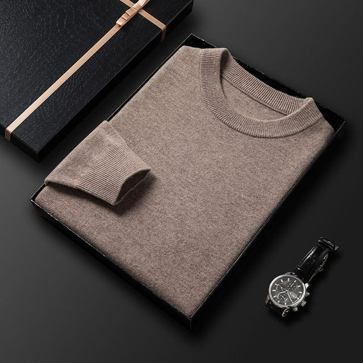Herren Pullover Langarm Warm Gemütlich - IdealeKleiden