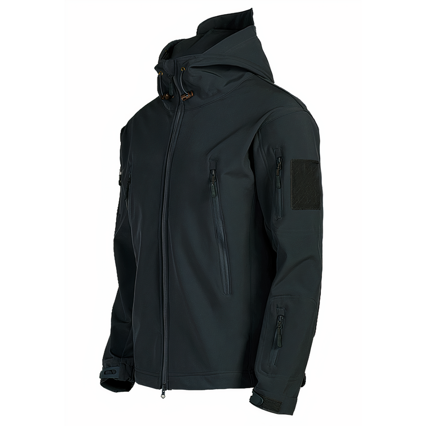 Waterproof outdoor jacket with hood