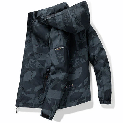 Waterproof Ski Jacket Sporty Functional Zipper