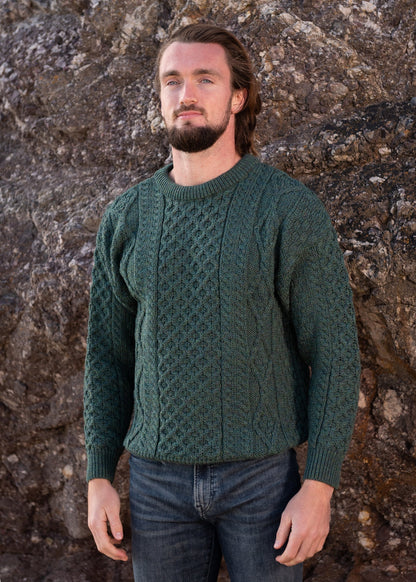 Knitted Wool Sweater Men's Winter